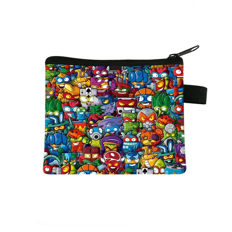 Super Zings Cartoon Print Coin Purse Casual Travel Coin Bag Woman Shopping Portable Fashion Wallet Girl Gift thumbnail 3
