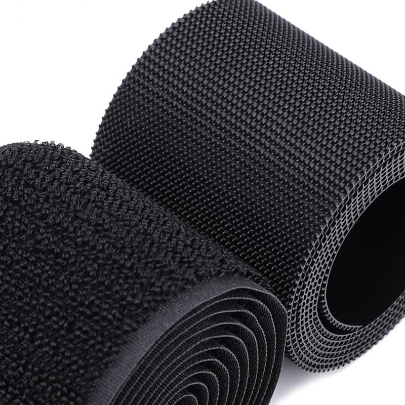 1meter 16/20/25/30/50/100mm Strong Adhesive Hook and loop Fastener Tape Strip Nylon Sticker Magic Tape for Sewing DIY No Glue thumbnail 3