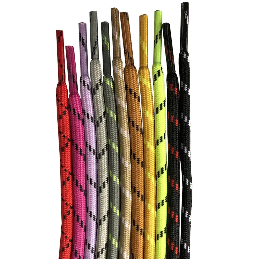 160 -180 cm Fashion Nice Color Round Shoe Strings Laces Shoelace for Hiking Working Boots thumbnail 2