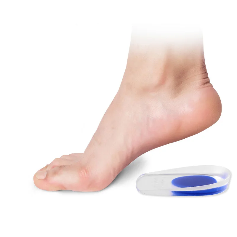 2Pcs Silicone Heel Pads Plantar Fasciitis Man  Heel Spur  Silicone Gel Heel Cups Heel Pain Heel For Shoes Foot Silicone Foot Pad thumbnail 3