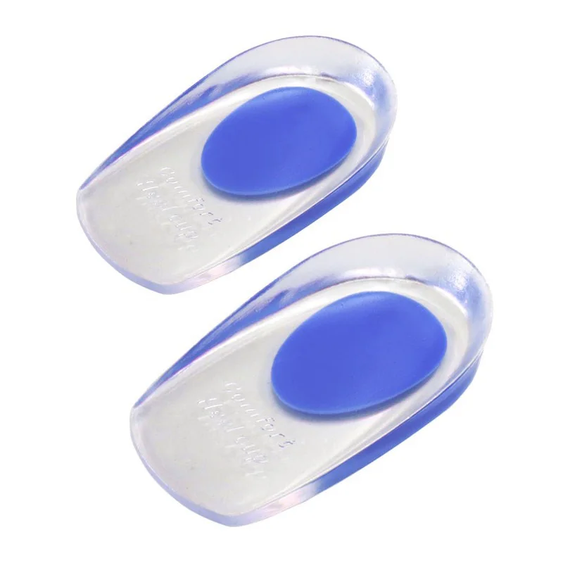 2Pcs Silicone Heel Pads Plantar Fasciitis Man  Heel Spur  Silicone Gel Heel Cups Heel Pain Heel For Shoes Foot Silicone Foot Pad thumbnail 6