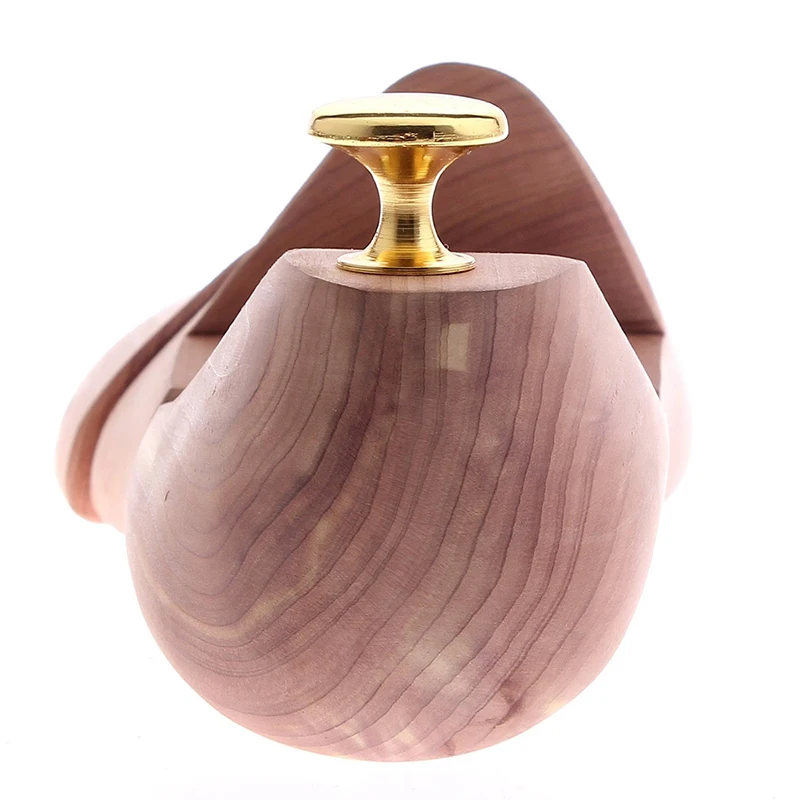 Twin Tube Red Cedar Wood Adjustable Shoe Shaper Men's Shoe Tree thumbnail 4
