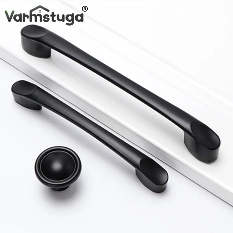 Black Handles for Furniture Cabinet Knobs and Handles Kitchen Handles Drawer Knobs Cabinet Pulls Cupboard Handles Knobs thumbnail 4