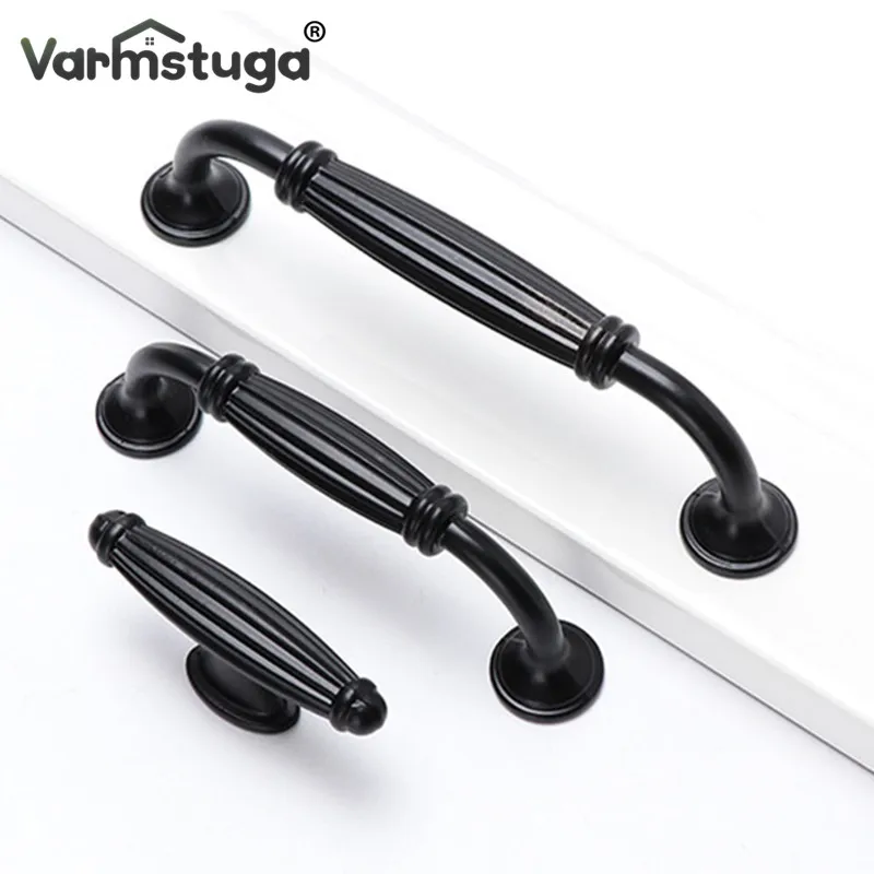 Black Handles for Furniture Cabinet Knobs and Handles Kitchen Handles Drawer Knobs Cabinet Pulls Cupboard Handles Knobs thumbnail 3