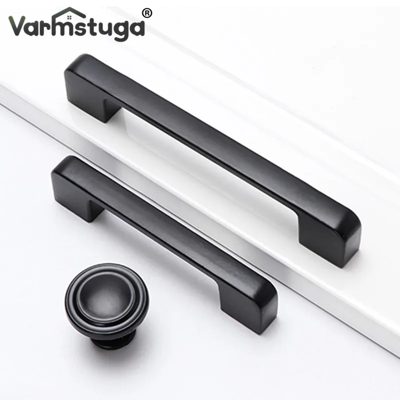 Black Handles for Furniture Cabinet Knobs and Handles Kitchen Handles Drawer Knobs Cabinet Pulls Cupboard Handles Knobs thumbnail 5