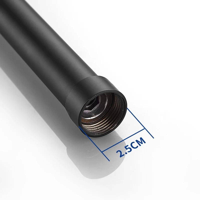 OXG Round/Square Extension Tube Shower Faucet Extra Extend Tube Black Golden White Color Universal Interface Extend Tubes thumbnail 4