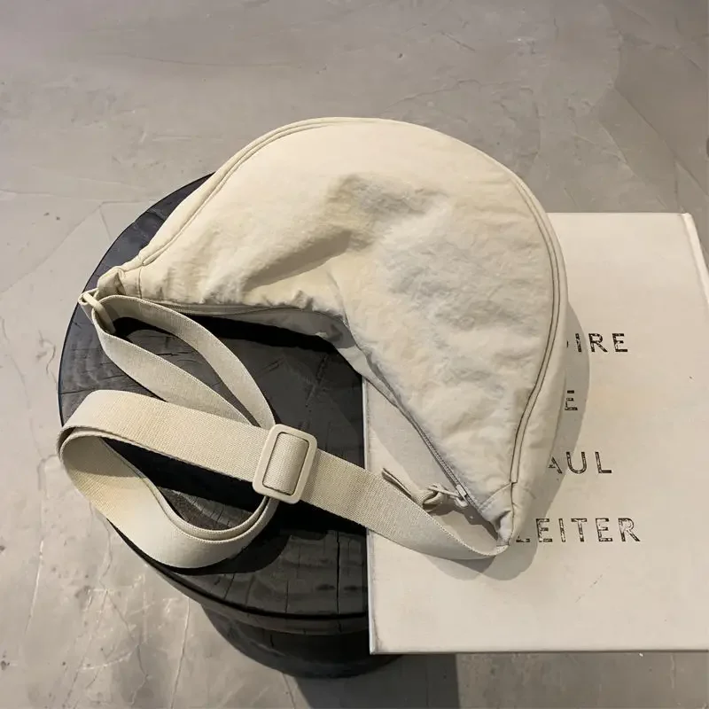 Simple Design Women's Messenger Bag Fashion Ladies Nylon Hobos Small Shoulder Bags Vintage Female Girls Purse Cloth Handbags thumbnail 5