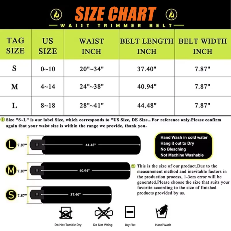 Waist Trimmer for Women Men Sweat Band Waist Trainer Corset Stomach Wraps for Weight Loss Neoprene Body Shaper Belt Shapewear thumbnail 6