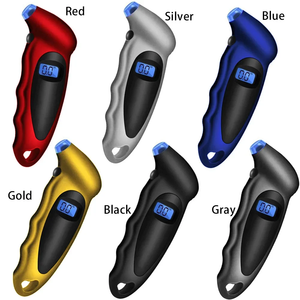 New Tire Pressure Gauge Backlight High-precision Digital Tire Pressure Monitoring Car Tyre Air Pressure Gauge Meter LCD Display thumbnail 2