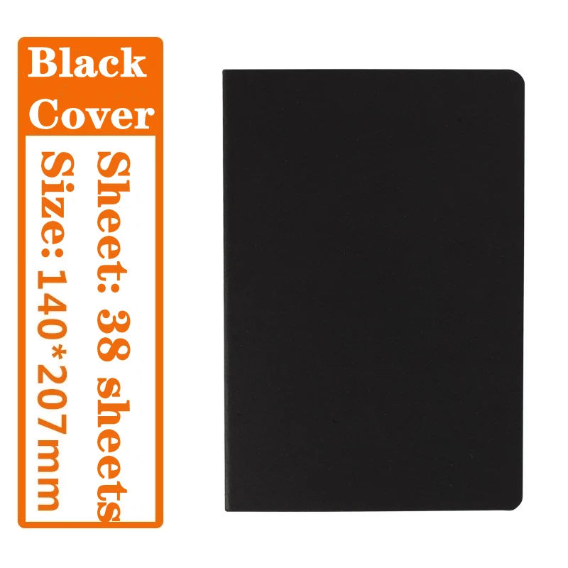 A5 Notebook 76 Pages Blank White Paper Daily Writing Planner Journal Notepad Drawing Painting Sketchbook thumbnail 6
