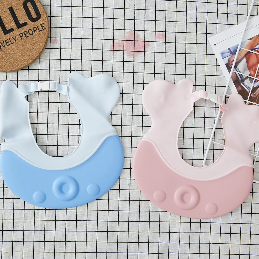 Shampoo Cap Adjustable Wash Shower Hat For Newborns Baby Ear Protection Children Bath Visor Head Cover Cute Octopus Shield thumbnail 2