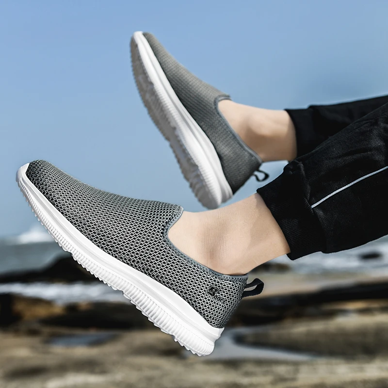 2021 New Shoes Men Loafers Light Walking Breathable Summer Comfortable Casual Shoes Men Sneakers Zapatillas Hombre Plus Couple thumbnail 4