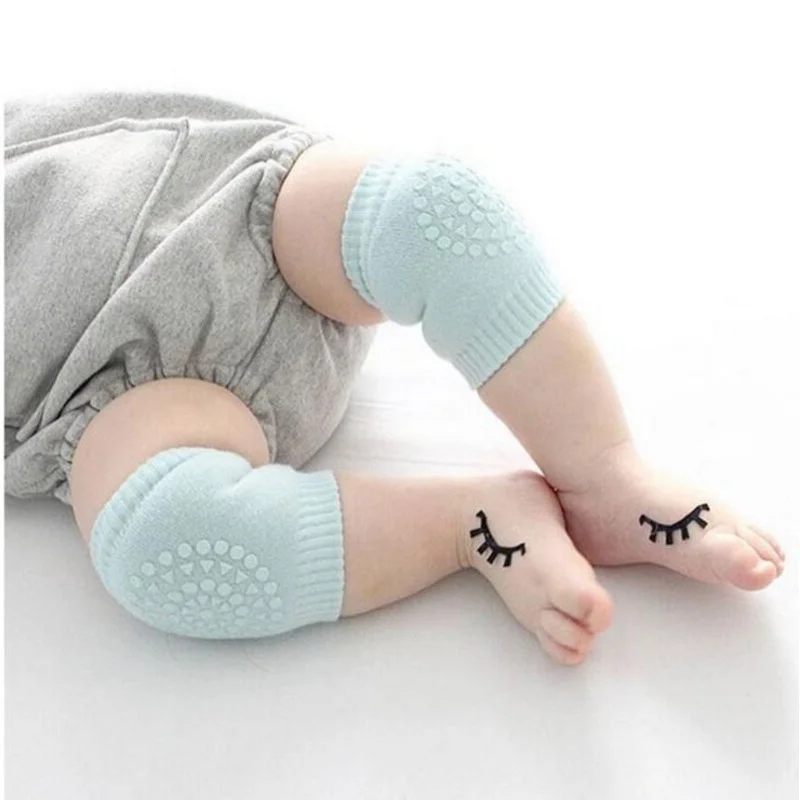 Kids Non Slip Crawling legging Infants Toddlers Baby Accessories Dot Knee Pads Protector Safety Kneepad Leg Warmer Girls Boys thumbnail 2
