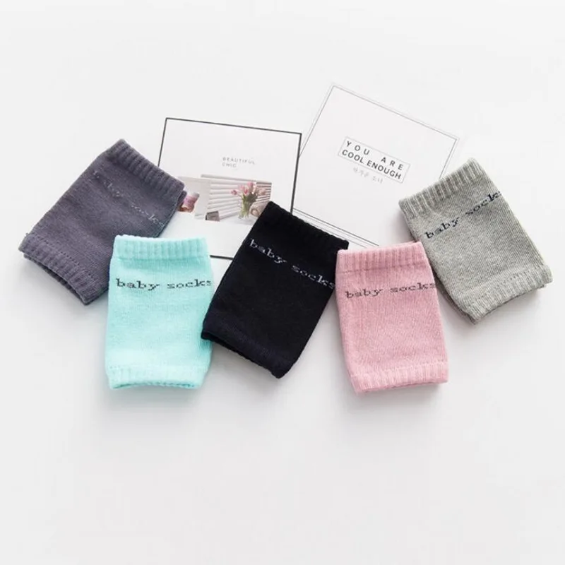 Kids Non Slip Crawling legging Infants Toddlers Baby Accessories Dot Knee Pads Protector Safety Kneepad Leg Warmer Girls Boys thumbnail 3