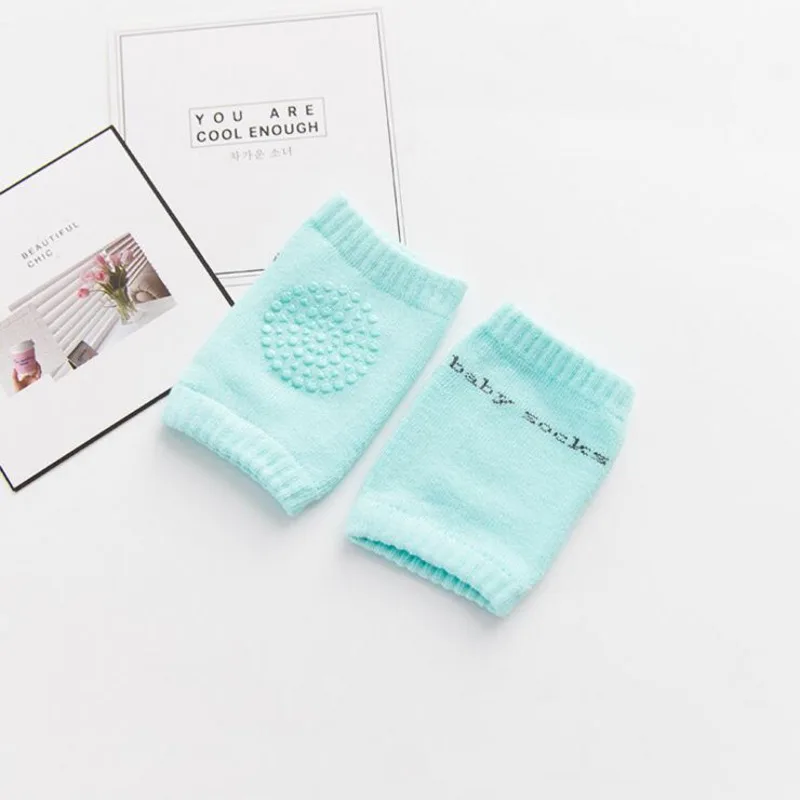 Kids Non Slip Crawling legging Infants Toddlers Baby Accessories Dot Knee Pads Protector Safety Kneepad Leg Warmer Girls Boys thumbnail 6