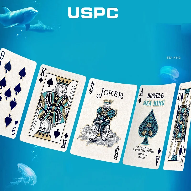 Bicycle Sea King Playing Cards USPCC Collectable Deck Poker Size Card Games Magic Trick Props for Magician thumbnail 5