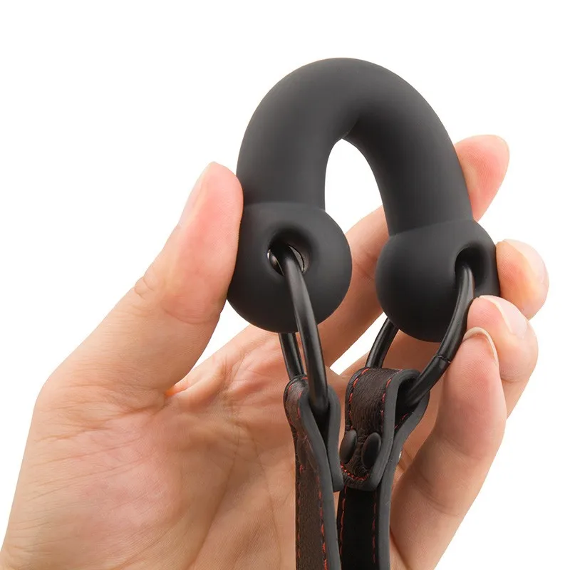 Couple Silicone Cute Solid Dog Bone Ball Gag BDSM Harness Mouth Gag Fetish Bondage Gear Slave  Roleplay Adult Game Soft Sex Toys thumbnail 4