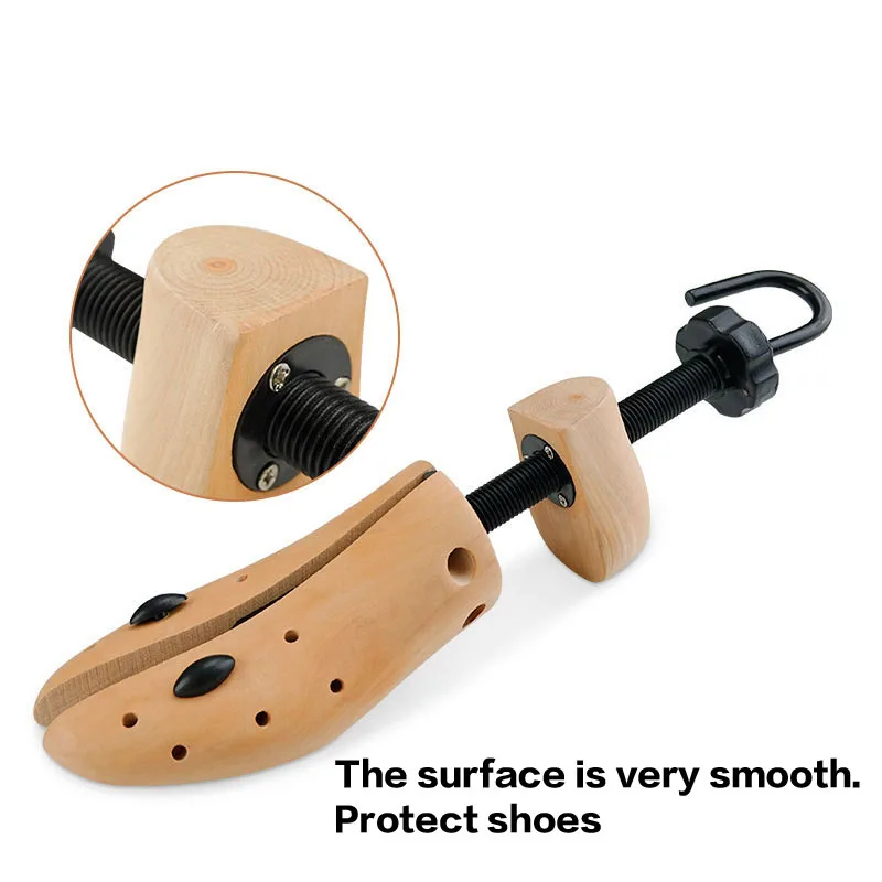 High Quality Wooden Shoe Trees Adjustable Shape For Women Men Wood Shoes Tree Professional Shoe Stretchers Extender Keeper thumbnail 4