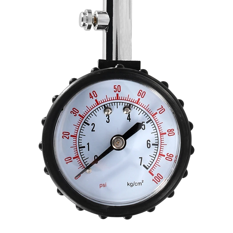 Tire Pressure 0-100PSI Long Tube Gauge Meter High-Precision Tyre Air Tester for Car Motorcycle Monitoring System thumbnail 6