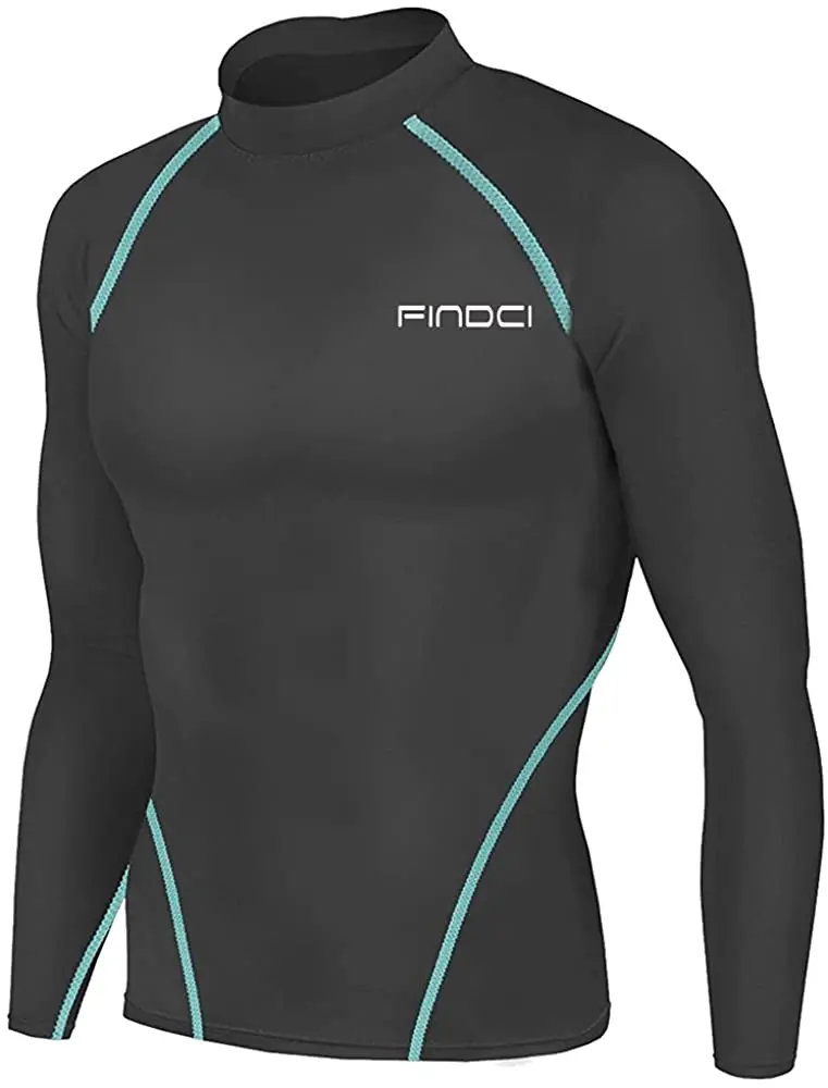 Findci Men's Sports Running Set Compression Shirt + Pants Skin-Tight Long Sleeves Quick Dry Fitness Tracksuit Gym Yoga Suits thumbnail 2