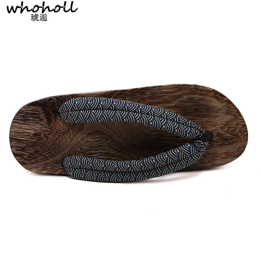 WHOHOLL Geta Anime Anime Cosplay Costumes Japanese Geta Sandals Summer Sandals Men Flat Wooden Shoes Clogs Slippers Flip-flops thumbnail 5