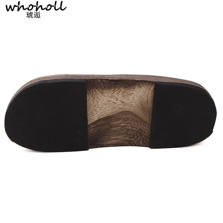 WHOHOLL Geta Anime Anime Cosplay Costumes Japanese Geta Sandals Summer Sandals Men Flat Wooden Shoes Clogs Slippers Flip-flops thumbnail 3