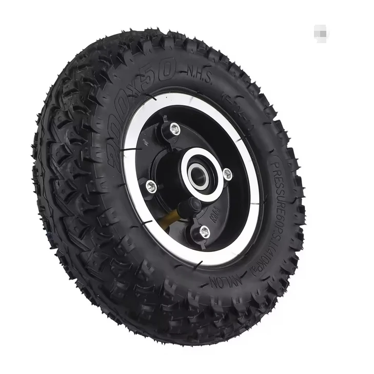 200x50 Front Wheel Tire 200*50 Inflatable 8 Inch Inner Outer Tyre with Alloy Rim for Electric Scooter Parts thumbnail 5