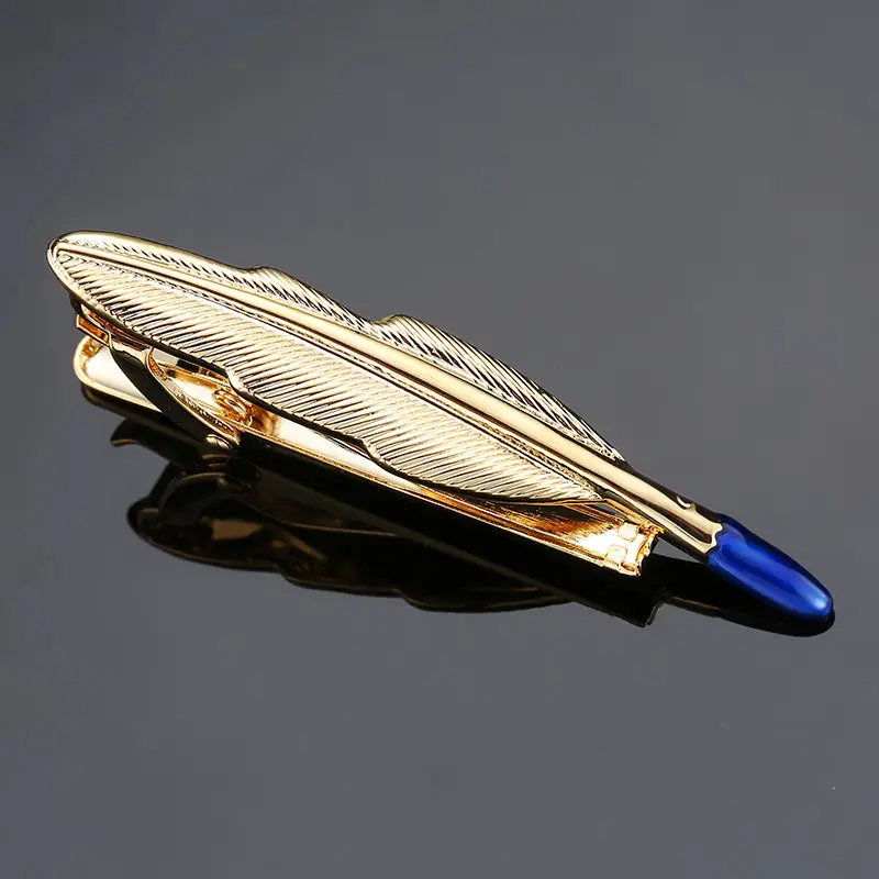 31 high quality aircraft tie clip brand new fashion laser metal machine gun tie clip pin men's Tie Wedding Shirt badge gift thumbnail 2