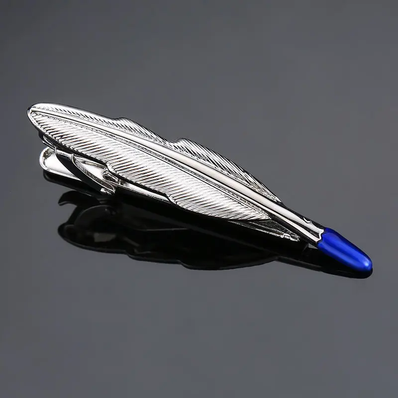 31 high quality aircraft tie clip brand new fashion laser metal machine gun tie clip pin men's Tie Wedding Shirt badge gift thumbnail 3