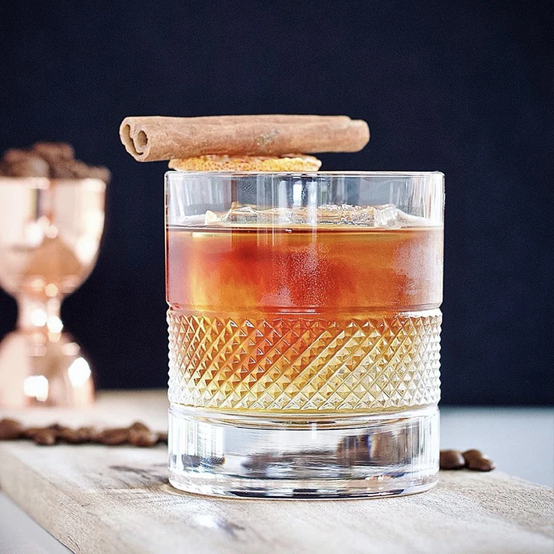 Whiskey Glass, Old Fashioned Rocks Glasses Tumblers, Glassware for Cocktail Scotch, Bourbon, Gin, Voldka, Brandy thumbnail 4