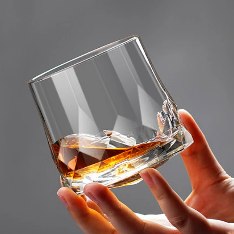Whiskey Glass, Old Fashioned Rocks Glasses Tumblers, Glassware for Cocktail Scotch, Bourbon, Gin, Voldka, Brandy thumbnail 5