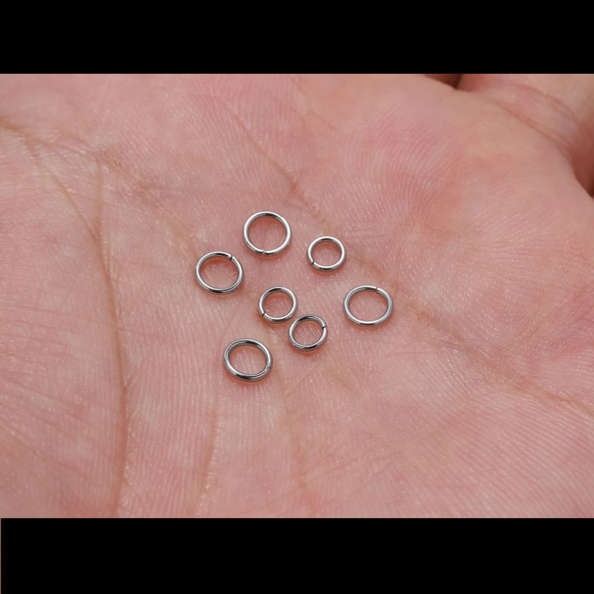 30-200Pcs 3-25mm Stainless Steel Split Ring Open Single Loops Jump Rings Connectors for DIY Jewelry Making Findings Accessories thumbnail 3