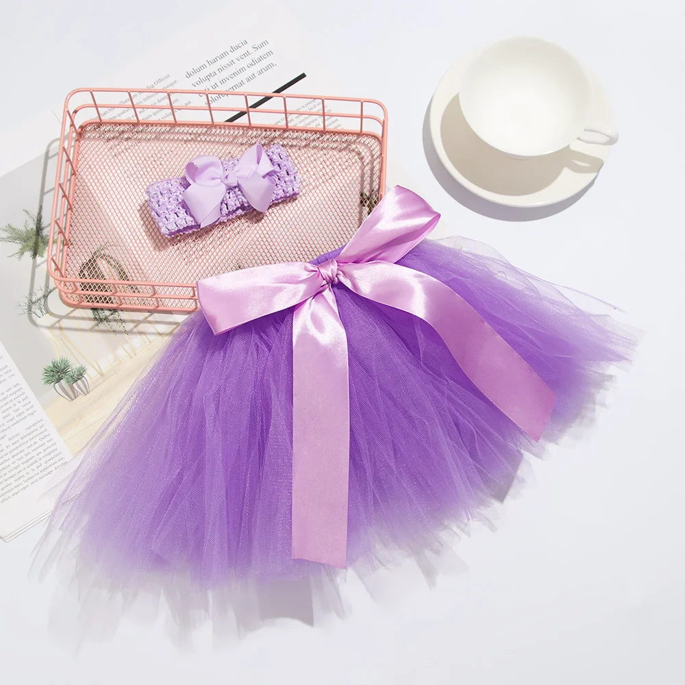 Infant Suit Headband Set Clothing Baby Girl Summer Dress Cute Princess Newborn Outfit Costume Photography Props Accessories thumbnail 4