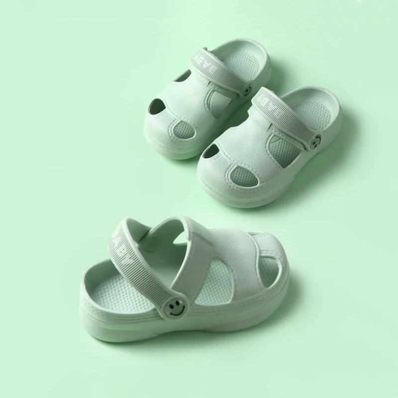 Summer New Baby Hole Shoes 2021 Children Nice Non -slip Soft Floor Old Boys Girl Beach Sandals 1 -5 Years thumbnail 4