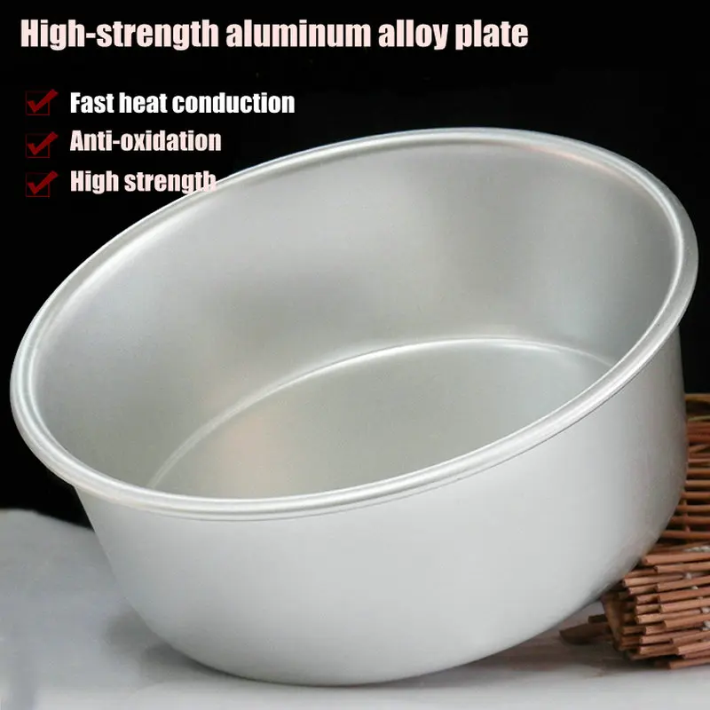Aluminum Alloy Die Round 4/5/6/7/8/9/10 Inch Cake Mold Cake Template Baking Dish Baking Mould Pan Pattern Bakeware Tool cozinha thumbnail 3