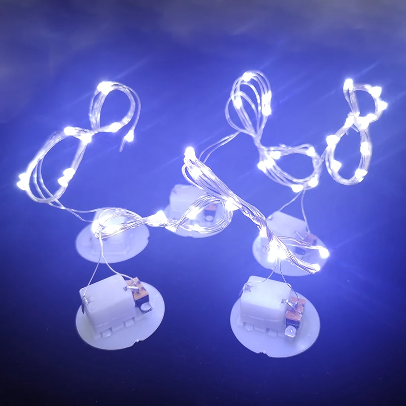 10pcs/lot DIY LED Light Up Kit DIY small Lights mini LED String Lights Copper for Party Birthday Wedding Holiday home Decoration thumbnail 3