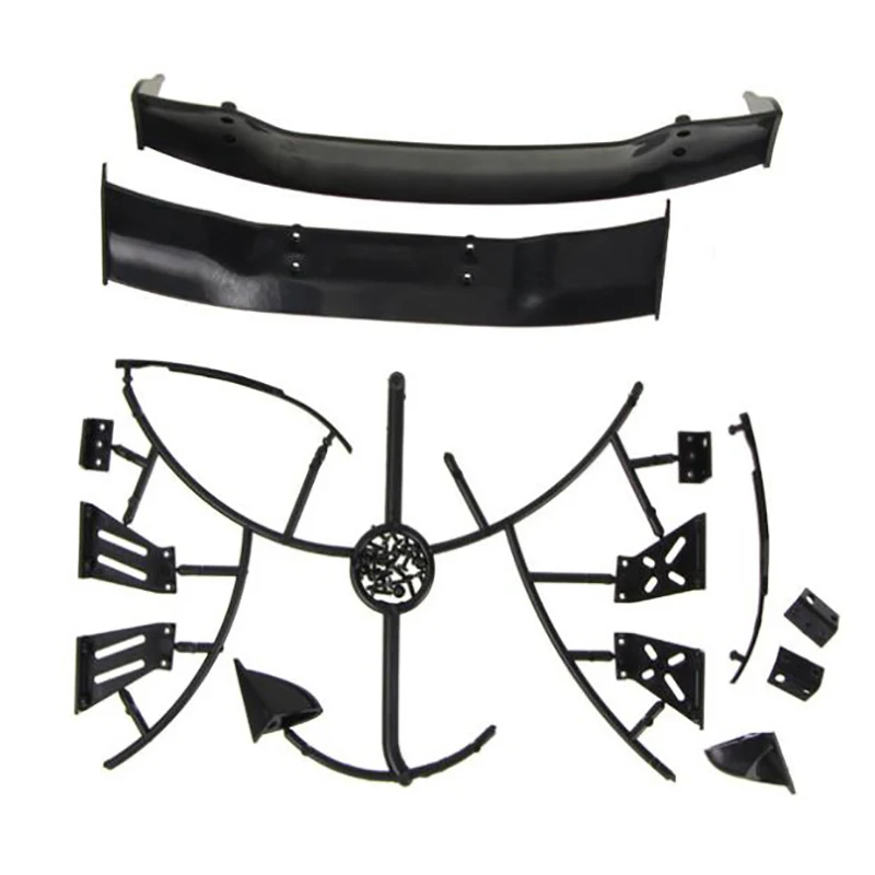 1/10 RC car Accessories Parts 1/10 RC Drift Car Wing Series Plastic Spoiler thumbnail 6