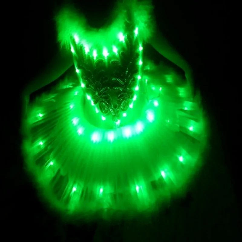 Ruoru Tutu Dress Girl Kids Dancewear Adult Led Tutu Stage Costume Girls Children Pancake Tutu Dress Professional Ballerina Dress thumbnail 5