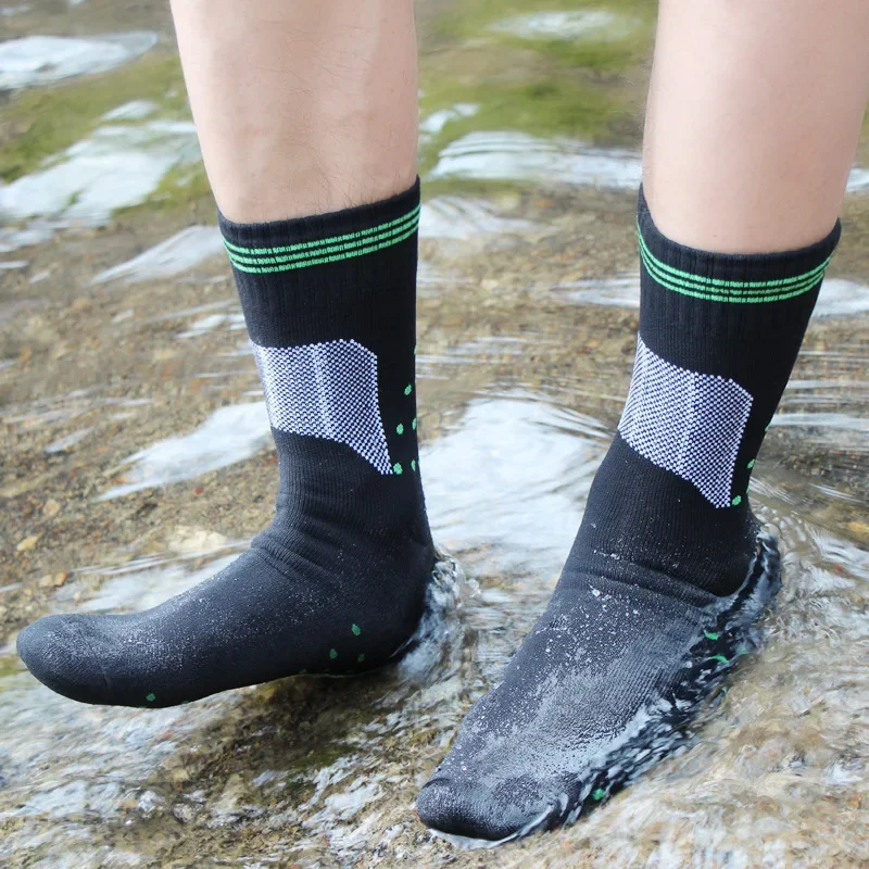 Waterproof Socks Breathable Outdoor Waterproof Hiking Wading Camping Winter Skiing Sock Riding Snow Warm Waterproof Socks thumbnail 6