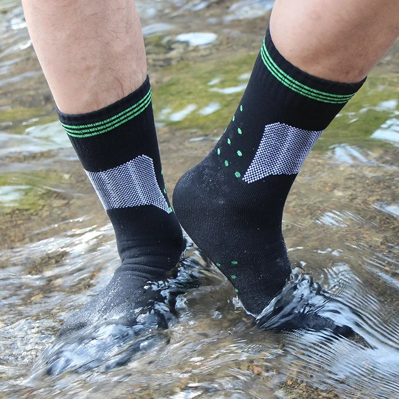 Waterproof Socks Breathable Outdoor Waterproof Hiking Wading Camping Winter Skiing Sock Riding Snow Warm Waterproof Socks thumbnail 5