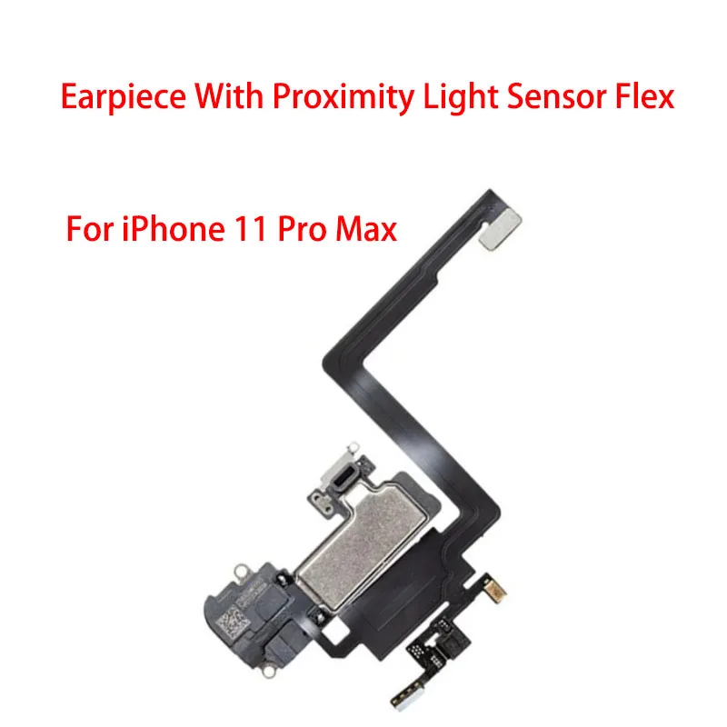 Earpiece With Proximity Light Sensor Flex Cable For iPhone 11 Pro max Ear Speaker Replacement Parts thumbnail 4