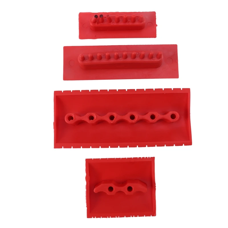 4PCS Wood Graining Tool Set Rubber Wood Graining Pattern Wall Paint Painting Tool for Wall Painting Decoration DIY thumbnail 2