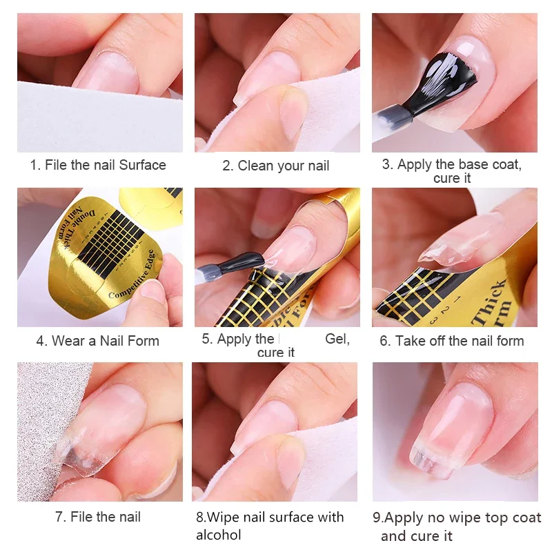 MSHARE Caramel Nude Self Leveling Builder UV Nail Gel TPO Free Low Heat Gel Nail Extension Construction Nude Pink Clear 150ml thumbnail 5
