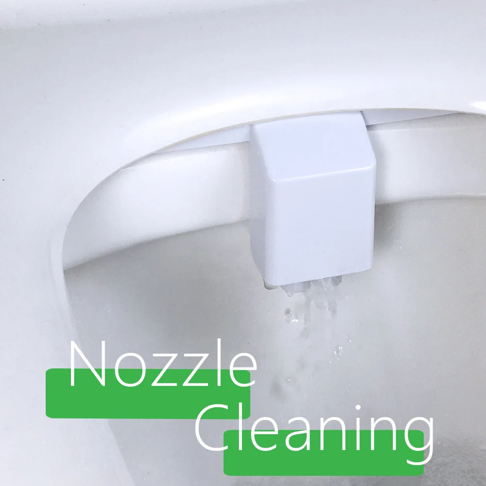 Self Cleaning Bidet Toilet Seat Attachment Bidet Sprayer Cleaner Shattaf Butt Wash Dual Nozzle Bidet thumbnail 2