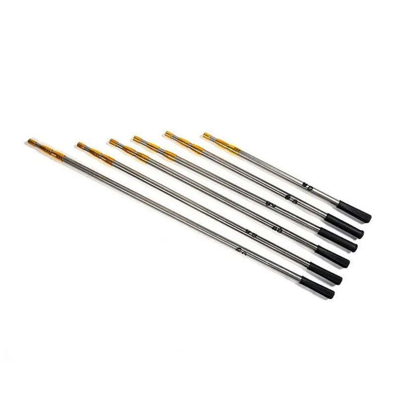 1.5m/1.7m/1.9m/2.1m/2.5m head ring five-claw harpoon spear rod fish dip net telescopic stainless steel outdoor fishing tool thumbnail 3