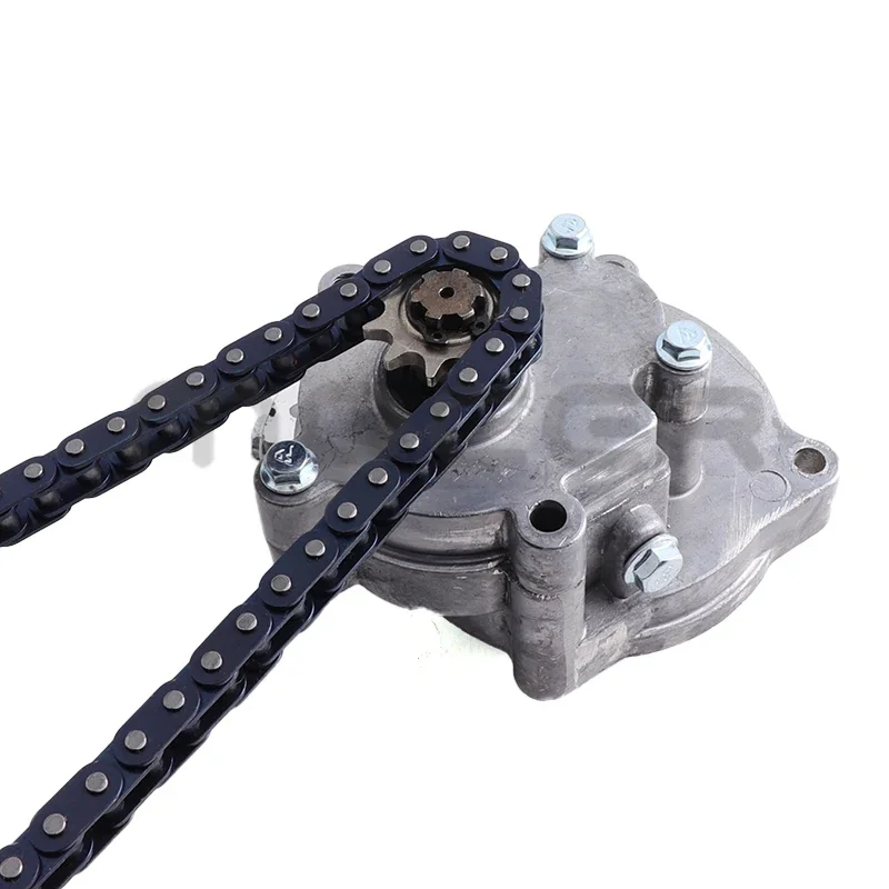1 Set T8F Clutch Drum Gear Box Sprocket with chain for 33cc-49cc Ty Rod II Go Kart Mini Moto Dirt Bike Scooter Xtreme ATV buggy thumbnail 2