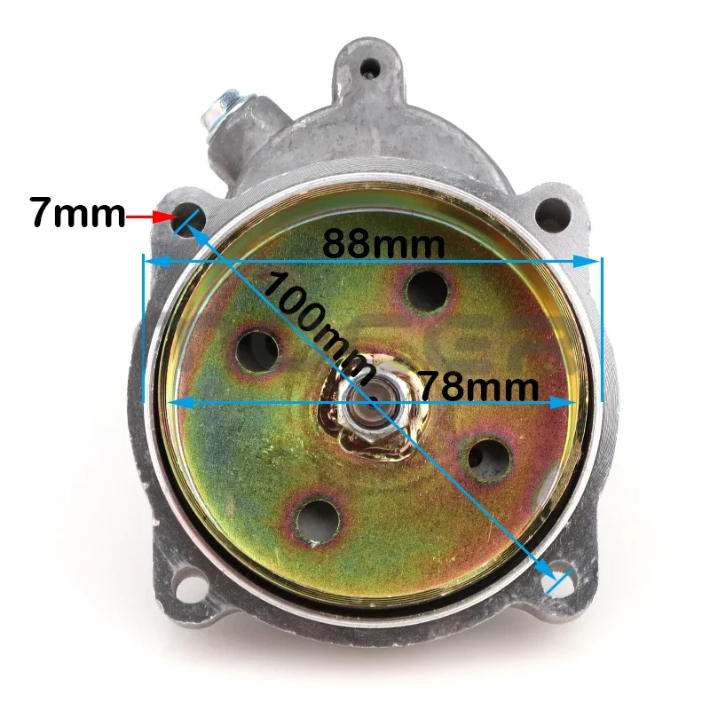 1 Set T8F Clutch Drum Gear Box Sprocket with chain for 33cc-49cc Ty Rod II Go Kart Mini Moto Dirt Bike Scooter Xtreme ATV buggy thumbnail 4