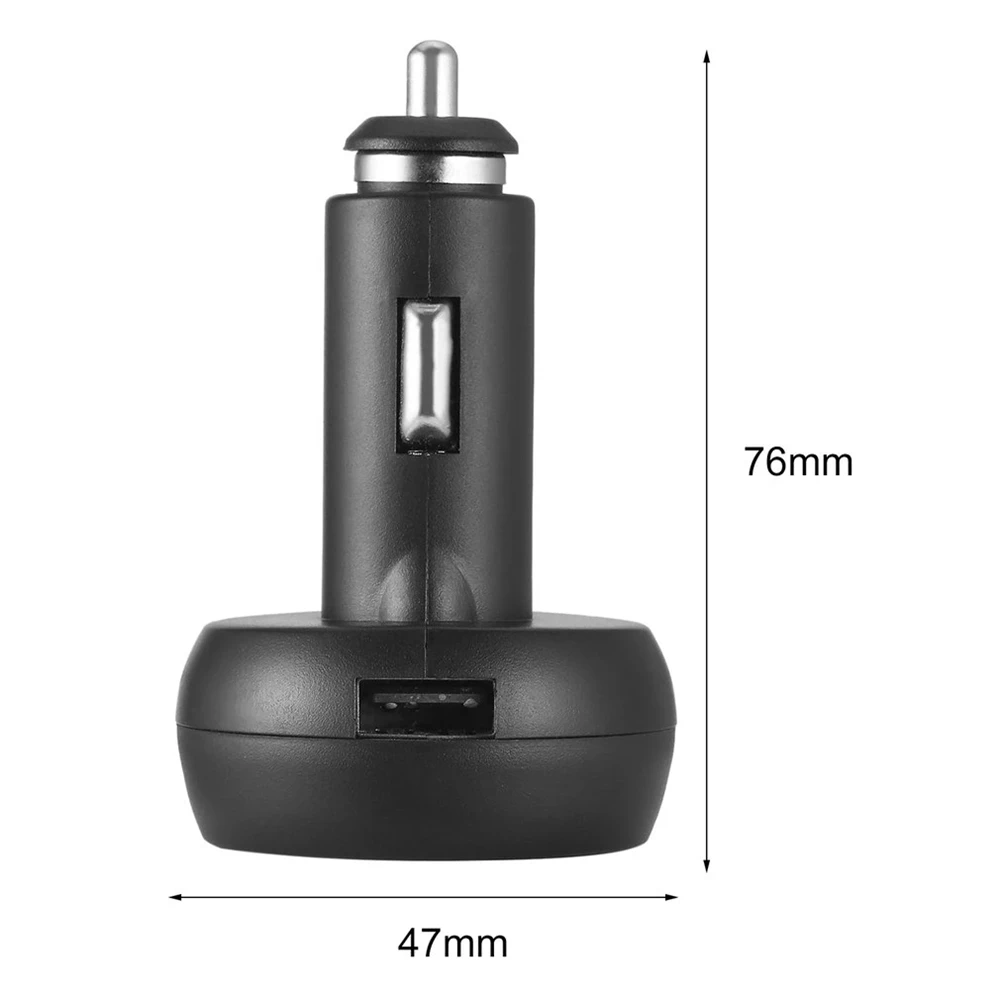 Universal 12V/24V Digital Meter Monitor 3 in 1 LED USB Car Charger Voltmeter Thermometer Car Battery Monitor LCD Dual Display thumbnail 5