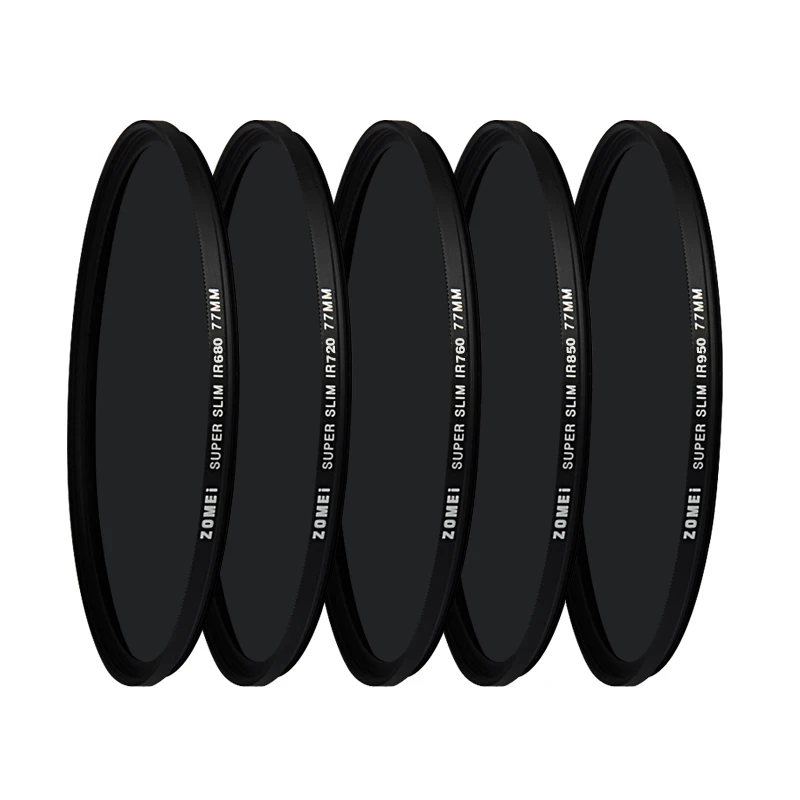 Zomei Infrared IR filter 680nm 720nm 760nm 850nm 950nm IR filter 37mm 49mm 52mm 58mm 67mm 72mm 82mm for SLR DSLR camera lens thumbnail 3