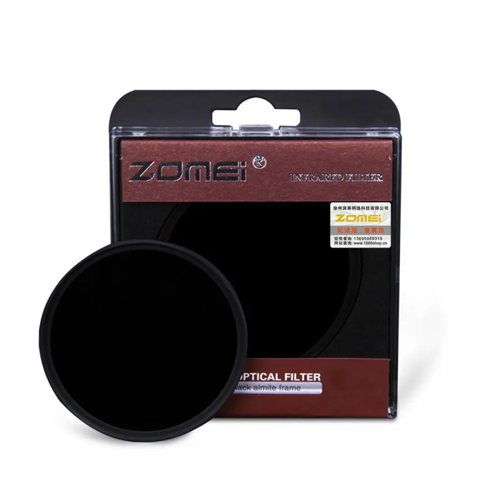 Zomei Infrared IR filter 680nm 720nm 760nm 850nm 950nm IR filter 37mm 49mm 52mm 58mm 67mm 72mm 82mm for SLR DSLR camera lens thumbnail 4